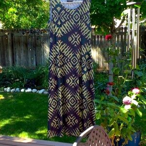 Print maxi dress